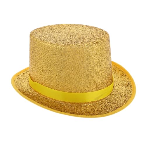 BESPORTBLE Gold Luxuriöser Tuxedo Hut für Erwachsene Stilvolles Kostümzubehör für Partys Geburtstagsfeiern und Bühnenauftritte Einzigartiges Design mit Auffälligen Federn BESPORTBLE Gold Luxuriöser Tuxedo Hut für Erwachsene Stilvolles Kostümzubehör für Partys Geburtstagsfeiern und Bühnenauftritte Einzigartiges Design mit Auffälligen Federn von BESPORTBLE
