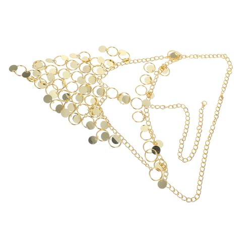 BESPORTBLE Goldene Gesichtskette mit Quasten Metall münzschleier für Bauchtanz und Maskerade Handgefertigtes Cosplay accessoire für Frauen Halloween Party und Bühnenauftritte BESPORTBLE Goldene Gesichtskette mit Quasten Metall münzschleier für Bauchtanz und Maskerade Handgefertigtes Cosplay accessoire für Frauen Halloween Party und Bühnenauftritte von BESPORTBLE