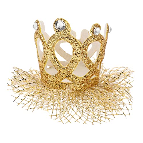 BESPORTBLE Goldene Haarspange mit Spitzen Krone aus Tüll Weicher Metallclip Schonend für Junge Mädchen Geburtstag Party Haarschmuck Festlicher Kopfschmuck für Mädchen Geeignet für BESPORTBLE Goldene Haarspange mit Spitzen Krone aus Tüll Weicher Metallclip Schonend für Junge Mädchen Geburtstag Party Haarschmuck Festlicher Kopfschmuck für Mädchen Geeignet für von BESPORTBLE