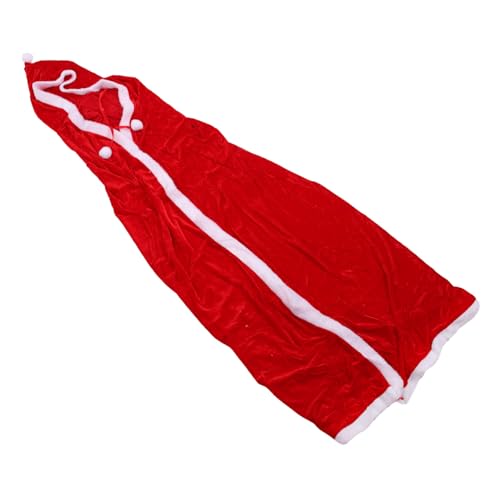BESPORTBLE Goldener Samt Kapuzenumhang Warmer Weihnachtsumhang für Erwachsene Festliches Kostüm für Party Halloween und Cosplay Stilvoll und Langlebig von BESPORTBLE