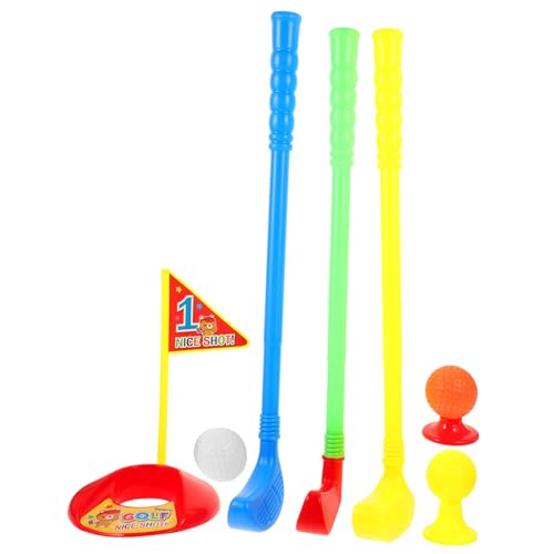 BESPORTBLE Golfspielzeug Set aus Leichtes Interaktives Sportspielzeug für Vorschulkinder Fördert Motorische Entwicklung und Geduld Geeignet für Eltern Junge Mädchen Spiele Zufällige Farbe von BESPORTBLE