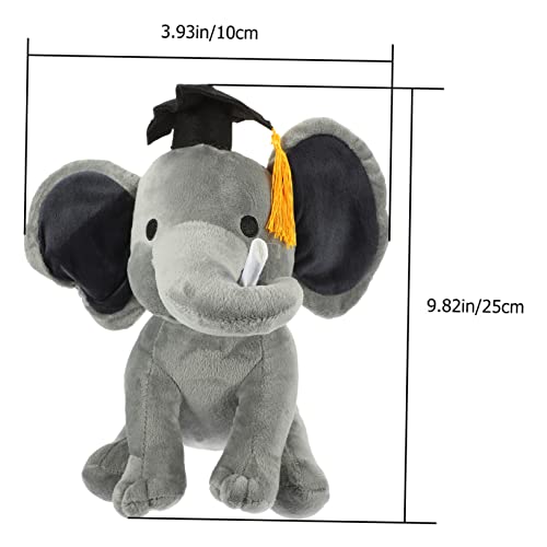 BESPORTBLE Graduierung Elefant Plüschtier Kuscheltier mit Doktorhut Weiches Stofftier als Abschlussgeschenk für Abiturienten und Schulabschluss Niedliches Dekorationsspielzeug für BESPORTBLE Graduierung Elefant Plüschtier Kuscheltier mit Doktorhut Weiches Stofftier als Abschlussgeschenk für Abiturienten und Schulabschluss Niedliches Dekorationsspielzeug für von BESPORTBLE