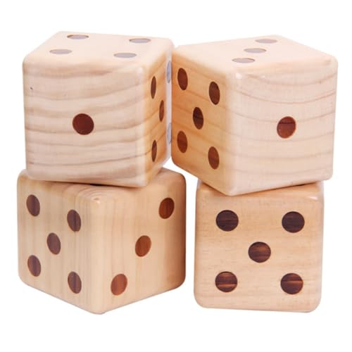 BESPORTBLE Große Holz Würfel mit Deutlich Lesbaren Punkten Dekoratives Spielwürfel für Party Familienspiele Schule Bar und Freizeit Leichtes und Ausgewogenes Design für Erwachsene BESPORTBLE Große Holz Würfel mit Deutlich Lesbaren Punkten Dekoratives Spielwürfel für Party Familienspiele Schule Bar und Freizeit Leichtes und Ausgewogenes Design für Erwachsene von BESPORTBLE