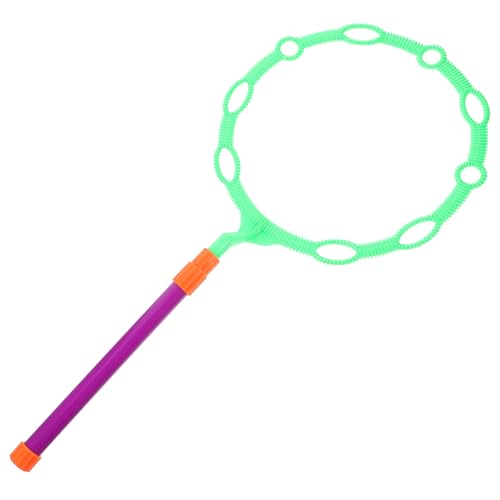BESPORTBLE Großer Blasenring Blasenwerkzeug Mit Langem Abnehmbarem Griff Seifenblasen Für Outdoor Aktivitäten Grün Zufällige Grifffarbe von BESPORTBLE