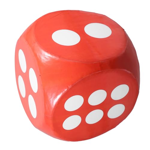 BESPORTBLE Großer Schaumstoffwürfel Orange Weicher Partywürfel mit Abgerundeten Ecken Rutschfestes Würfelspiel für Aktivitäten Unterricht Teambuilding und Outdoor Spiele von BESPORTBLE