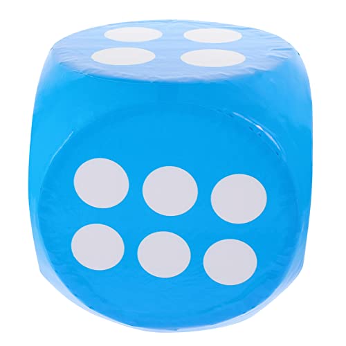 BESPORTBLE Großer Schaumstoffwürfel Spielwürfel Blau Riesen Würfel für Party Spiele Unterricht Leise und Weiche Würfel für Familie und Freunde von BESPORTBLE