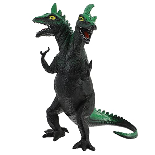 BESPORTBLE Großes Dinosaurierspielzeug mit Soundfunktion Doppelköpfiges Modell für Langlebiges Lernspielzeug und Dekoration für Dinosaurierfans von BESPORTBLE