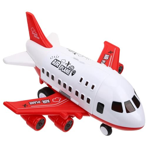 BESPORTBLE Großes Lernspielzeug Rotes Flugzeug Für Inertialflugzeugmodell Für Jungen Und Ab Jahren Fördert Die Motorischen Fähigkeiten Und Spielvergnügen von BESPORTBLE