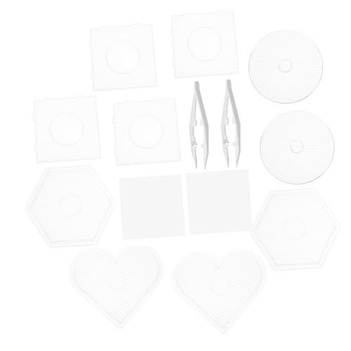 BESPORTBLE Großes Steckperlen Teilig mit Transparenten Wiederverwendbaren Perlenbrettern in Verschiedenen Formen Herz Sechseck Kreis für DIY Schmuckherstellung Kreatives Basteln BESPORTBLE Großes Steckperlen Teilig mit Transparenten Wiederverwendbaren Perlenbrettern in Verschiedenen Formen Herz Sechseck Kreis für DIY Schmuckherstellung Kreatives Basteln von BESPORTBLE