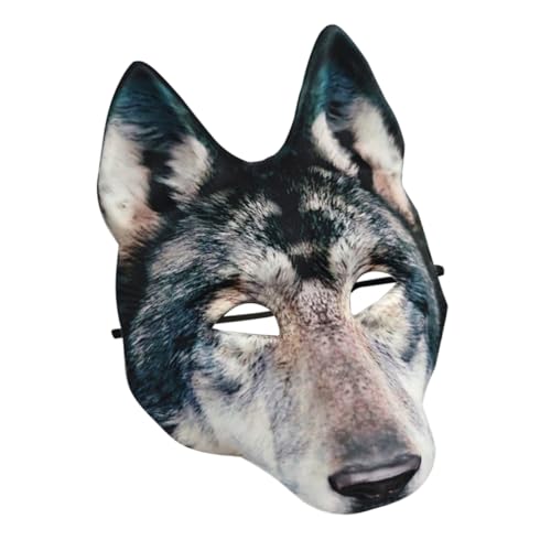 BESPORTBLE Gruselige Wolf Maske Für Halloween Realistische Tiermaske Wolf Kostüm Maske Für Cosplay Maskerade Partys Für Erwachsene Halloween Horror Requisite BESPORTBLE Gruselige Wolf Maske Für Halloween Realistische Tiermaske Wolf Kostüm Maske Für Cosplay Maskerade Partys Für Erwachsene Halloween Horror Requisite von BESPORTBLE