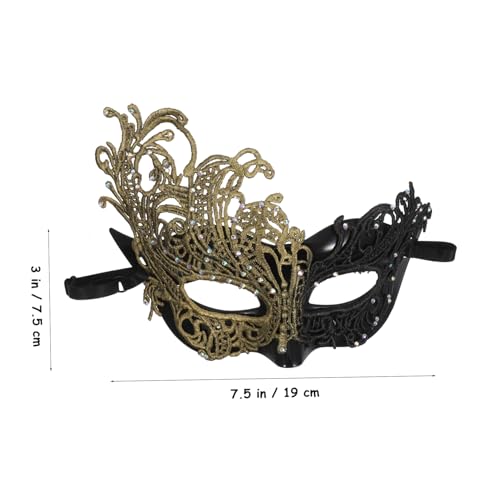 BESPORTBLE Halbe Gesichtslace Maske Damen Vintage Maskerade Kostüm Zubehör für Halloween Karneval Mardi Gras Fotografie BESPORTBLE Halbe Gesichtslace Maske Damen Vintage Maskerade Kostüm Zubehör für Halloween Karneval Mardi Gras Fotografie von BESPORTBLE