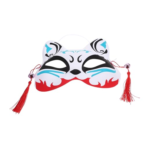BESPORTBLE Halbgesichts Fuchsmaske für Erwachsene Japanischer Stil Cosplay Tiermaske Halloween Kostüm Tierkostüm Fuchsmaske Leicht und Langlebig Geeignet für Partys und Kostüme BESPORTBLE Halbgesichts Fuchsmaske für Erwachsene Japanischer Stil Cosplay Tiermaske Halloween Kostüm Tierkostüm Fuchsmaske Leicht und Langlebig Geeignet für Partys und Kostüme von BESPORTBLE