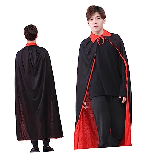 BESPORTBLE Halloween Cape Kostüm Cosplay Zubehör Für Erwachsene Schwarz Rot Doppellagig Für Karneval Und Halloween Kostüme Für Frauen Und Männer BESPORTBLE Halloween Cape Kostüm Cosplay Zubehör Für Erwachsene Schwarz Rot Doppellagig Für Karneval Und Halloween Kostüme Für Frauen Und Männer von BESPORTBLE