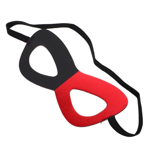BESPORTBLE Halloween Clown Halbmaske Schwarz Und Rot Maskerade Maske Für Männer Und Frauen Für Halloween Partys Cosplay Und Bühnenaufführungen BESPORTBLE Halloween Clown Halbmaske Schwarz Und Rot Maskerade Maske Für Männer Und Frauen Für Halloween Partys Cosplay Und Bühnenaufführungen von BESPORTBLE