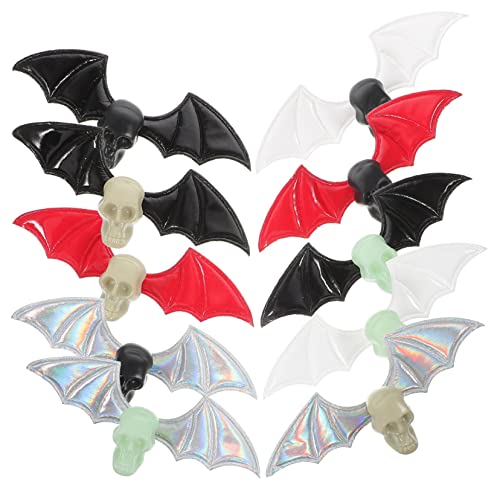 BESPORTBLE Halloween DIY Fledermausflügel Bastelset Kleine Realistische Bat Wing Dekoration Leichte Stoffflügel für Haaraccessoires Kostümzubehör Partydeko Teilig Vielseitig Verwendbar von BESPORTBLE