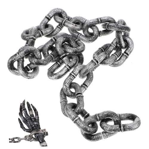 BESPORTBLE Halloween Deko Kunststoff Kette Realistische Barrierekette für Party Bühnenrequisit Leicht Robust Langlebig für Halloween Kostüm Zubehör von BESPORTBLE