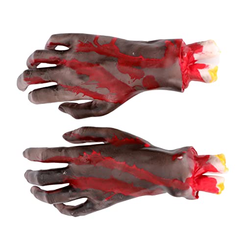 BESPORTBLE Halloween Deko Simulation Hände Gruselige Kunststoff Requisiten Spukhaus Party Deko für Halloween Prank und Fotografie BESPORTBLE Halloween Deko Simulation Hände Gruselige Kunststoff Requisiten Spukhaus Party Deko für Halloween Prank und Fotografie von BESPORTBLE