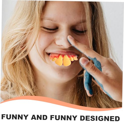 BESPORTBLE Halloween Fake Zähne Prop Gelbe Große Frontzähne Lustige Cosplay Requisite Für Kostüm Party Halloween Zubehör Und Dekoration BESPORTBLE Halloween Fake Zähne Prop Gelbe Große Frontzähne Lustige Cosplay Requisite Für Kostüm Party Halloween Zubehör Und Dekoration von BESPORTBLE