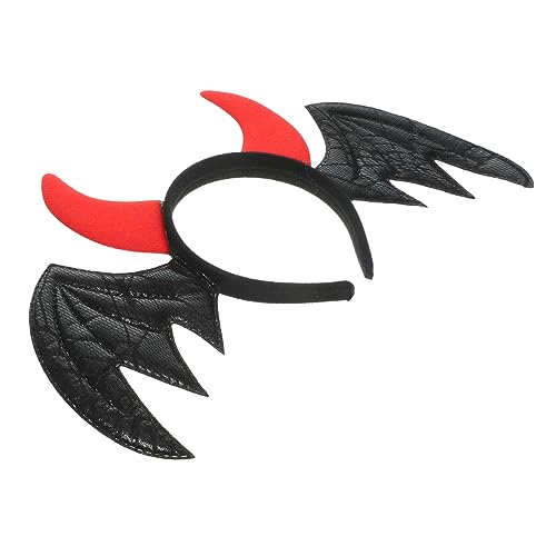 BESPORTBLE Halloween Fledermaus Stirnband Leicht und Bequem Langlebiges Material Universelle für Halloween Kostüm und Cosplay Partys Einzigartiges Design Schwarzes Bat Headband von BESPORTBLE