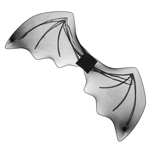 BESPORTBLE Halloween Fledermausflügel Kostüm Zubehör mit Zwei Trägern Leichtes Polyester Material Schwarzes Design für Erwachsene für Halloween Karneval und Bühnenauftritte von BESPORTBLE