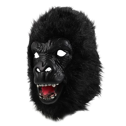 BESPORTBLE Halloween Gorilla Maske Realistischer Tierkopf Leicht und Bequem für Cosplay Karneval Party Requisiten Atmungsaktiv Einheitsgröße für Outdoor Halloween Party und Fotorequisiten BESPORTBLE Halloween Gorilla Maske Realistischer Tierkopf Leicht und Bequem für Cosplay Karneval Party Requisiten Atmungsaktiv Einheitsgröße für Outdoor Halloween Party und Fotorequisiten von BESPORTBLE
