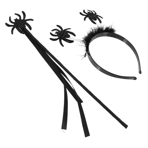 BESPORTBLE Halloween Haarschmuck Set Teiliges Stirnband mit Zauberstab und Spinne für Kostüme und Cosplay Perfektes Accessoire für Halloween Partys BESPORTBLE Halloween Haarschmuck Set Teiliges Stirnband mit Zauberstab und Spinne für Kostüme und Cosplay Perfektes Accessoire für Halloween Partys von BESPORTBLE