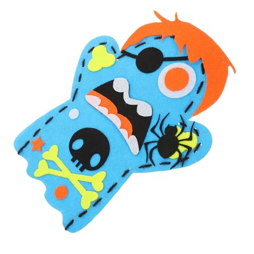 BESPORTBLE Halloween Handpuppe DIY Bastelset aus Vliesstoff Interaktives Cartoon Handpuppenspielzeug für Gruseliger Geist als Kostüm Requisite für Kindergarten und Halloween Party BESPORTBLE Halloween Handpuppe DIY Bastelset aus Vliesstoff Interaktives Cartoon Handpuppenspielzeug für Gruseliger Geist als Kostüm Requisite für Kindergarten und Halloween Party von BESPORTBLE