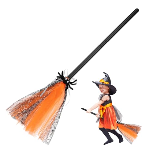 BESPORTBLE Halloween Hexenbesen Für Zauberhafte Halloween Requisite Cosplay Hexenbesen Aus Hochwertigem Material Kostümzubehör Für Halloween Partys von BESPORTBLE
