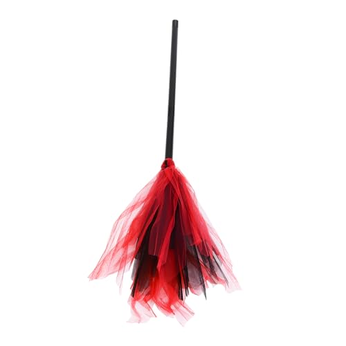 BESPORTBLE Halloween Hexenbesen Requisite Dekorativer Besen Für Cosplay Und Halloween Feiern Abnehmbarer Schwarzer Und Roter Hexenbesen Für Kostümaccessoires Und Partys BESPORTBLE Halloween Hexenbesen Requisite Dekorativer Besen Für Cosplay Und Halloween Feiern Abnehmbarer Schwarzer Und Roter Hexenbesen Für Kostümaccessoires Und Partys von BESPORTBLE