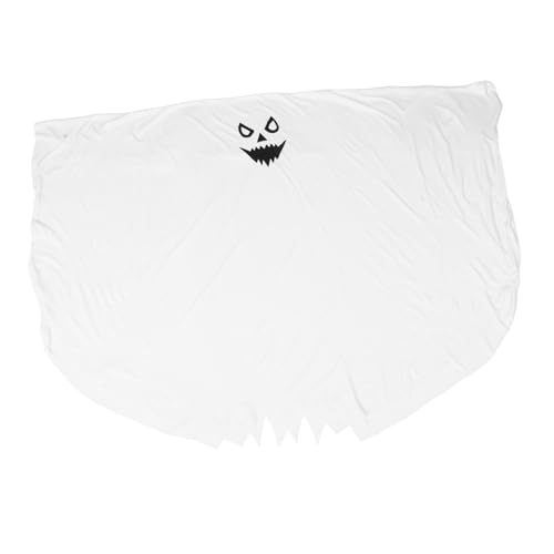 BESPORTBLE Halloween Kinderkostüme Geisterkostüm Halloween Custom Für Mädchen Halloween Kostüme Geisterkostüm Für Männer Halloween Kostüm Für Grimassenkostüm Polyester Weiß von BESPORTBLE
