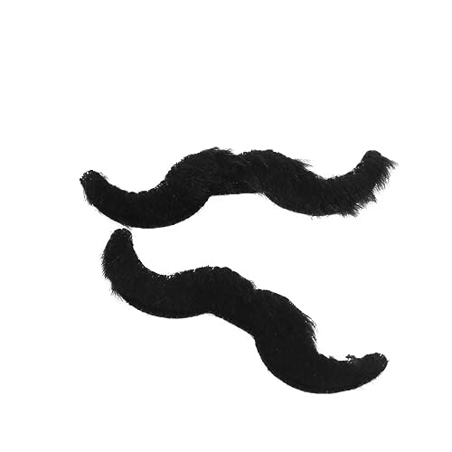 BESPORTBLE Halloween Kostüm Falscher Bart Selbstklebend Schnurrbart Requisiten Für Maskerade Und Cosplay Party Dekoration Lenker Stil von BESPORTBLE
