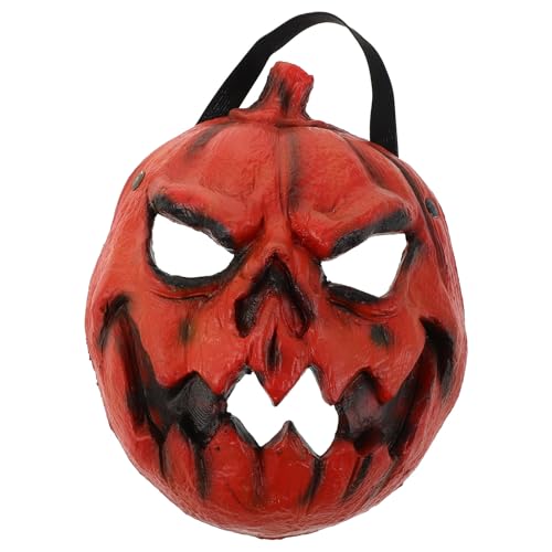 BESPORTBLE Halloween-Kürbismaske: Horror-Kürbiskopfmaske für Halloween – für Festivals, Zirkuspartys und Thementreffen von BESPORTBLE