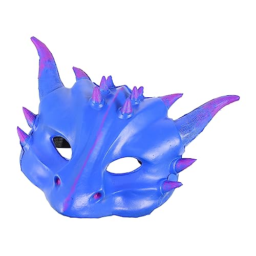 BESPORTBLE Halloween Maske PU Material Leicht Cartoon Drachenmaske für Karneval Fasching Kostüm Jungen Mädchen Party Cosplay und Maskenball von BESPORTBLE