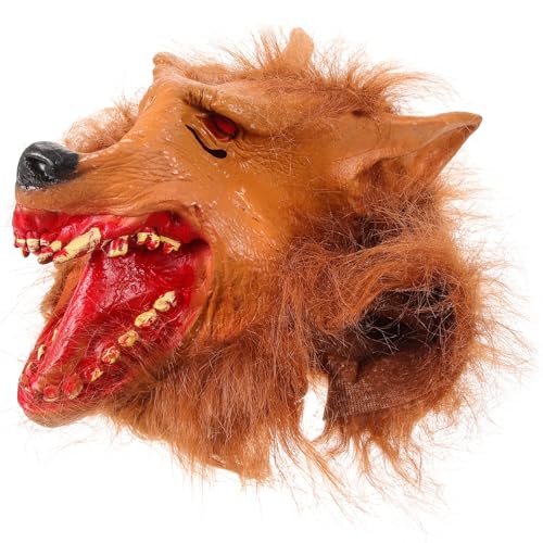BESPORTBLE Halloween Maske Wolf Kopf Maske für Kostümparty Realistisches Design Dekorationsmaske für Halloween Foto Requisiten Vielseitig Einsetzbar für Erwachsene BESPORTBLE Halloween Maske Wolf Kopf Maske für Kostümparty Realistisches Design Dekorationsmaske für Halloween Foto Requisiten Vielseitig Einsetzbar für Erwachsene von BESPORTBLE