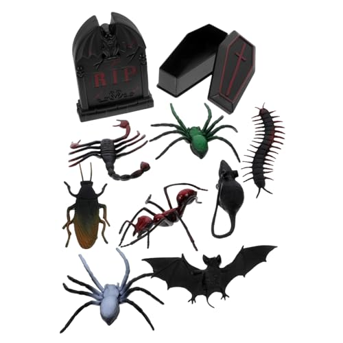BESPORTBLE Halloween Miniatur Grabstein und Sarg Deko mit Teiligem Tierfiguren für Dollhouse und Bastelprojekte Vielseitige Halloween Party Dekoration für Miniaturlandschaften und DIY BESPORTBLE Halloween Miniatur Grabstein und Sarg Deko mit Teiligem Tierfiguren für Dollhouse und Bastelprojekte Vielseitige Halloween Party Dekoration für Miniaturlandschaften und DIY von BESPORTBLE
