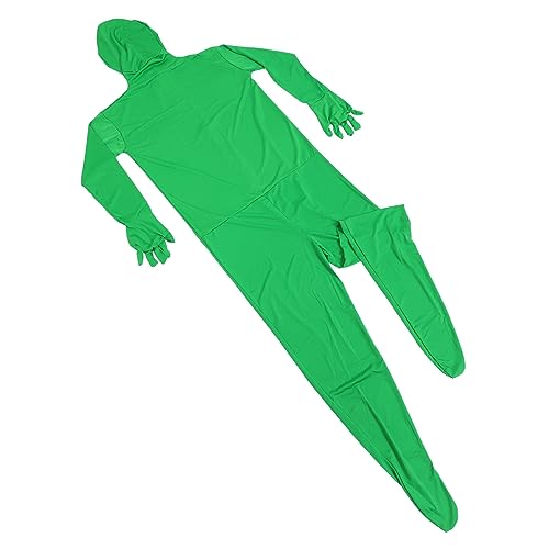 BESPORTBLE Halloween Ninja Bodysuit Grün Unisex Verkleidungskostüm für Bühne und Karneval Stretch Halloween Tights für Männer und Frauen Vielseitiges Holiday Dressing Outfit von BESPORTBLE
