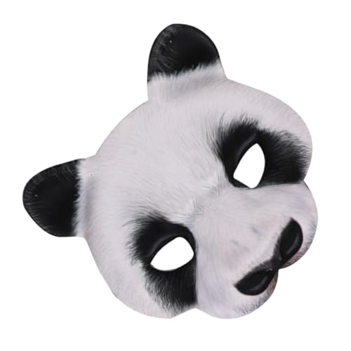 BESPORTBLE Halloween Panda Maske Tiermaske Für Cosplay Maske Für Karneval Fasching Halloween Niedliches Panda Design Für Kostümparty Maskerade von BESPORTBLE