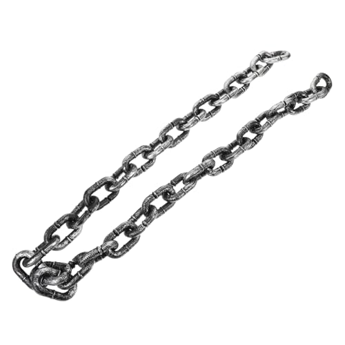 BESPORTBLE Halloween Plastik Kette Leichte Wiederverwendbare Realistische Dekorationskette für Halloween Geisterhaus Piraten und Gefängnis Mottopartys Gruselige Kettenrequisite aus Kunststoff BESPORTBLE Halloween Plastik Kette Leichte Wiederverwendbare Realistische Dekorationskette für Halloween Geisterhaus Piraten und Gefängnis Mottopartys Gruselige Kettenrequisite aus Kunststoff von BESPORTBLE