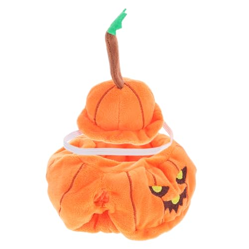 BESPORTBLE Halloween Puppenkleidung Set mit Kürbismotiv Kleines Puppenkostüm aus Langlebigem Material Einfacher Puppenmütze Festliche Mini Kleidung für Bastelpuppen und Sammlerstücke von BESPORTBLE