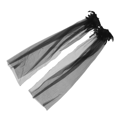 BESPORTBLE Halloween-Spitzenumhang, Hexen-Tüllumhang, Gothic-Kostüme, Vampirkostüm, schwarzer Tüllumhang, Brautschal, Mittelalter-Renaissance-Zauberer, Kapuzenumhang BESPORTBLE Halloween-Spitzenumhang, Hexen-Tüllumhang, Gothic-Kostüme, Vampirkostüm, schwarzer Tüllumhang, Brautschal, Mittelalter-Renaissance-Zauberer, Kapuzenumhang von BESPORTBLE