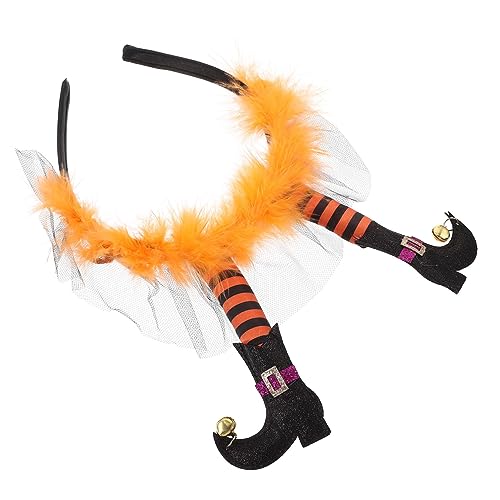 BESPORTBLE Halloween Stirnband Hexenmotiv Oranger Haarreif Party Dekoration Damen Fasching Karneval Zubehör BESPORTBLE Halloween Stirnband Hexenmotiv Oranger Haarreif Party Dekoration Damen Fasching Karneval Zubehör von BESPORTBLE