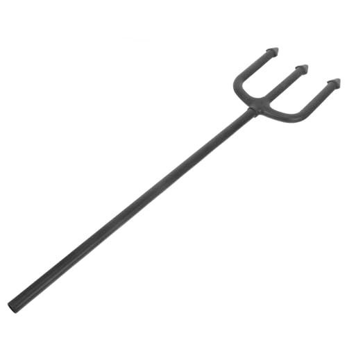 BESPORTBLE Halloween Teufelsgabel Cosplay Requisite Schwarze Pitch Fork Für Kostüm Halloween Party Zubehör Dämonen Ornament von BESPORTBLE