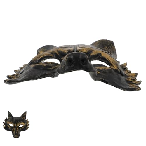 BESPORTBLE Halloween Tiermaske PU Foam Fox Maske Für Cosplay Und Partys Für Maskenball Und Karneval Mit Goldenen Akzenten Kostümzubehör Für Halloween Feiern BESPORTBLE Halloween Tiermaske PU Foam Fox Maske Für Cosplay Und Partys Für Maskenball Und Karneval Mit Goldenen Akzenten Kostümzubehör Für Halloween Feiern von BESPORTBLE