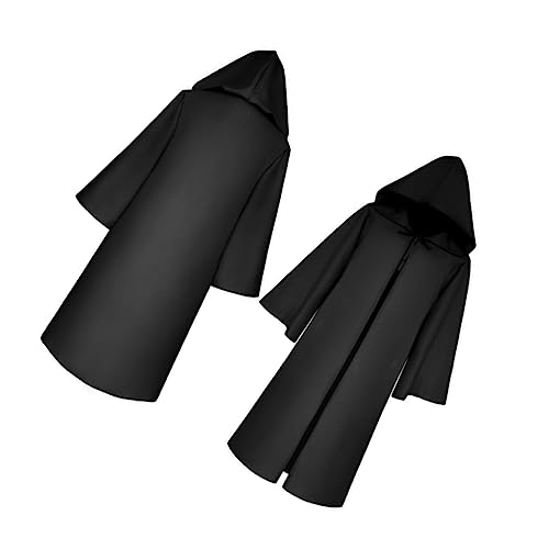 BESPORTBLE Halloween Umhang für Schwarze Robe Cosplay Kostüm für Jungen und Mädchen Leicht Tragbar Hochwertigem Umweltfreundlichem Material Gefertigt für Halloween BESPORTBLE Halloween Umhang für Schwarze Robe Cosplay Kostüm für Jungen und Mädchen Leicht Tragbar Hochwertigem Umweltfreundlichem Material Gefertigt für Halloween von BESPORTBLE