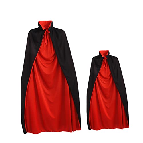 BESPORTBLE Halloween Vampir Umhang Doppelter Umhang Für Erwachsene Und Wiederverwendbares Cosplay Kostüm Für Halloween Partys Und Fotorequisiten von BESPORTBLE