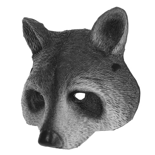 BESPORTBLE Halloween Waschbärmaske Realistische Tiermaske PU Schaum für Kostümpartys Masqueraden und Cosplay Events Atmungsaktiv und Langlebig Accessoire für Halloween von BESPORTBLE