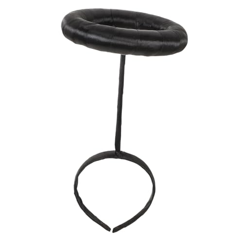 BESPORTBLE Halo-stirnband Cosplay-haarreifen Cosplay-hörner Haarreiber Haarreifen Aus Horn Winkelhaarreifen Halloween-haarband Halloween -kopfbedeckung Halloween Kostümzubehör Stoff Schwarz von BESPORTBLE