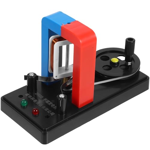 BESPORTBLE Handgekurbelter Gleichstromgenerator Für Physikexperimente Handgenerator Lehrmittel Für Wissenschaftliche Experimente Für Schulprojekte Und Lehrzwecke von BESPORTBLE