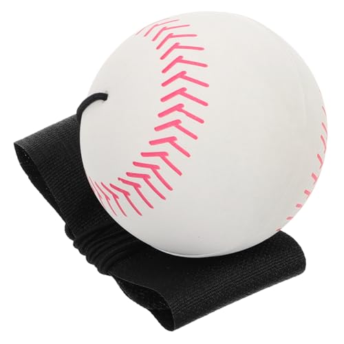 BESPORTBLE Handgelenk Trainer Ball Mit Rückprallschnur Baseball Fangspiel Für Erwachsene Springender Handball Zur Verbesserung Der Hand Auge Koordination Und Muskelstärkung von BESPORTBLE