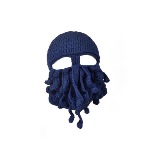 BESPORTBLE Handgestrickte Neuartige Octopus Mütze Unisex Lustige Beanie Wärmende Wollmütze Für Bühne Karneval Halloween BESPORTBLE Handgestrickte Neuartige Octopus Mütze Unisex Lustige Beanie Wärmende Wollmütze Für Bühne Karneval Halloween von BESPORTBLE